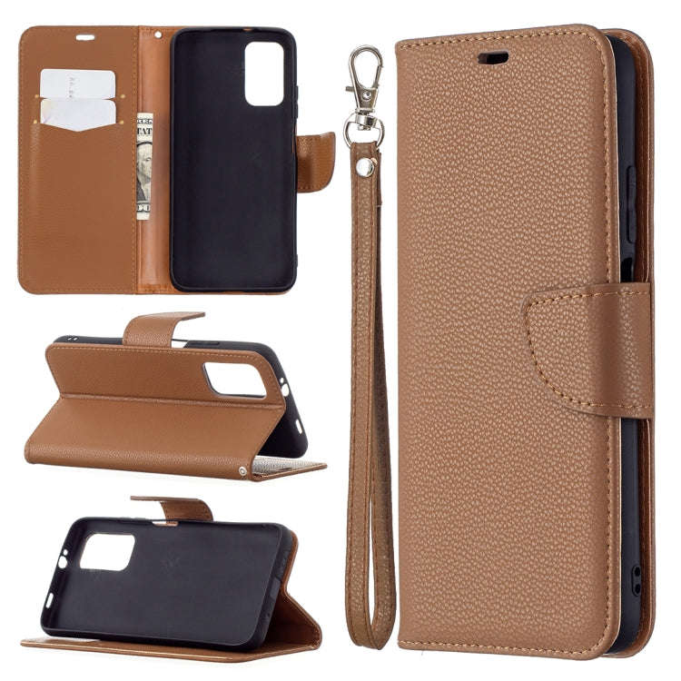 Litchi Texture Pure Color Horizontal Flip PU Leather Case with Holder & Card Slots & Wallet & Lan...