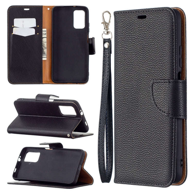 Litchi Texture Pure Color Horizontal Flip PU Leather Case with Holder & Card Slots & Wallet & Lan...
