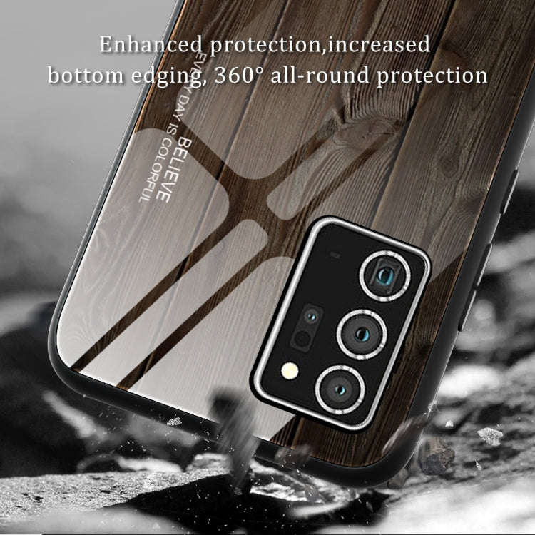 Wood Grain Glass Protective Case, For Samsung Galaxy Note20, For Samsung Galaxy Note20 Ultra, For...