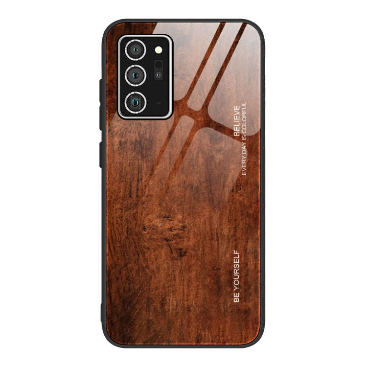Wood Grain Glass Protective Case, For Samsung Galaxy Note20, For Samsung Galaxy Note20 Ultra, For...