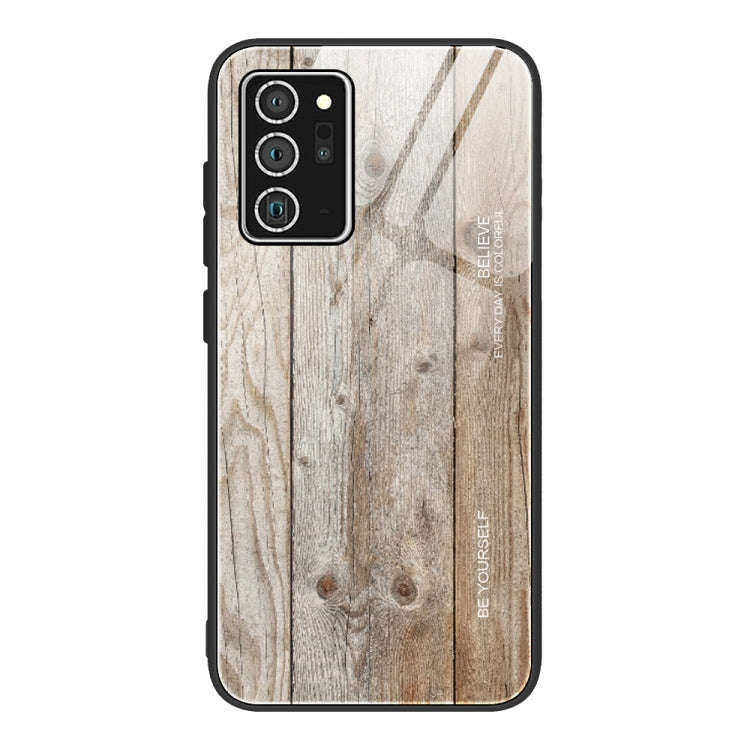 Wood Grain Glass Protective Case, For Samsung Galaxy Note20, For Samsung Galaxy Note20 Ultra, For...