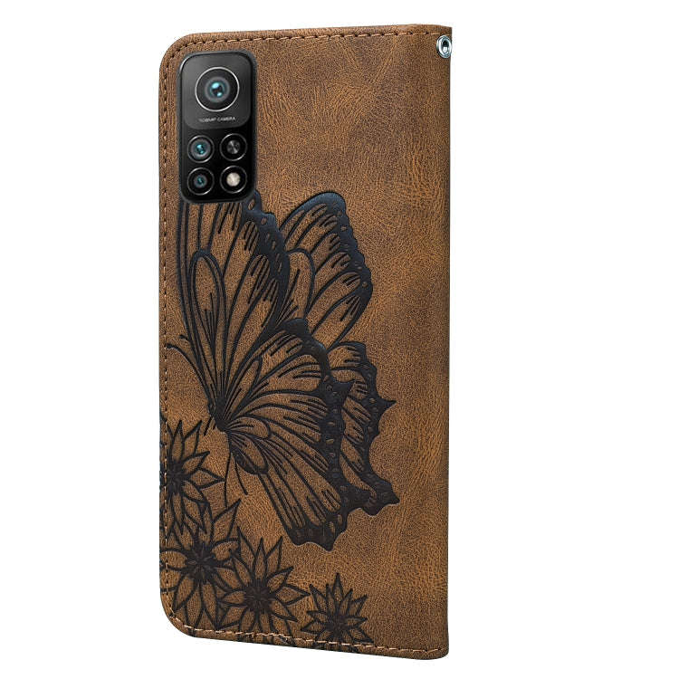 Retro Skin Feel Butterflies Embossing Horizontal Flip Leather Case with Holder & Card Slots & Wal...