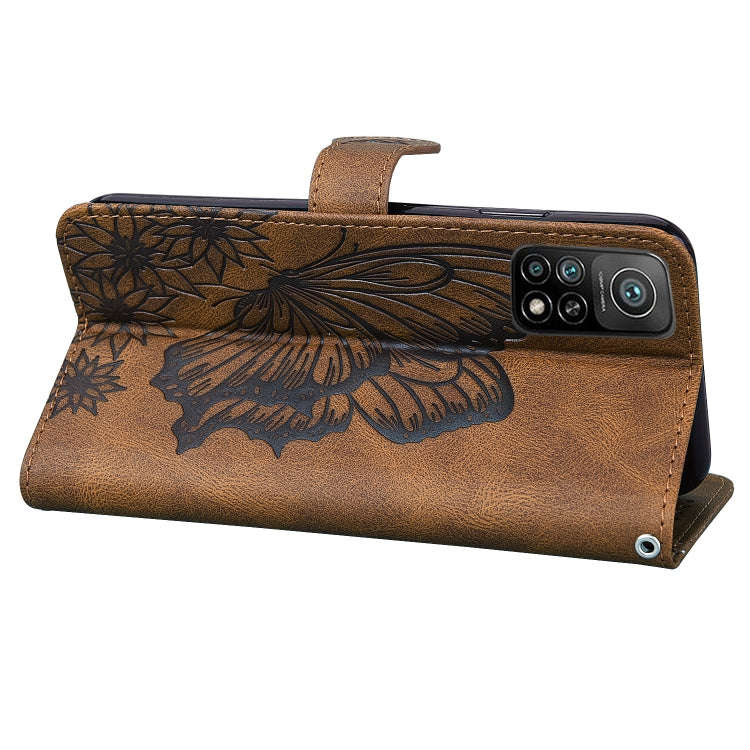 Retro Skin Feel Butterflies Embossing Horizontal Flip Leather Case with Holder & Card Slots & Wal...