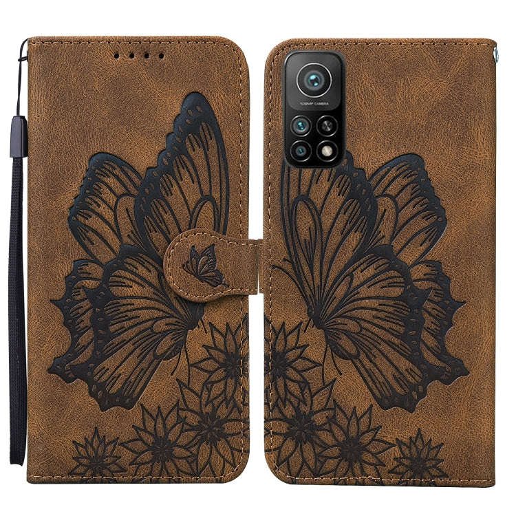 Retro Skin Feel Butterflies Embossing Horizontal Flip Leather Case with Holder & Card Slots & Wal...