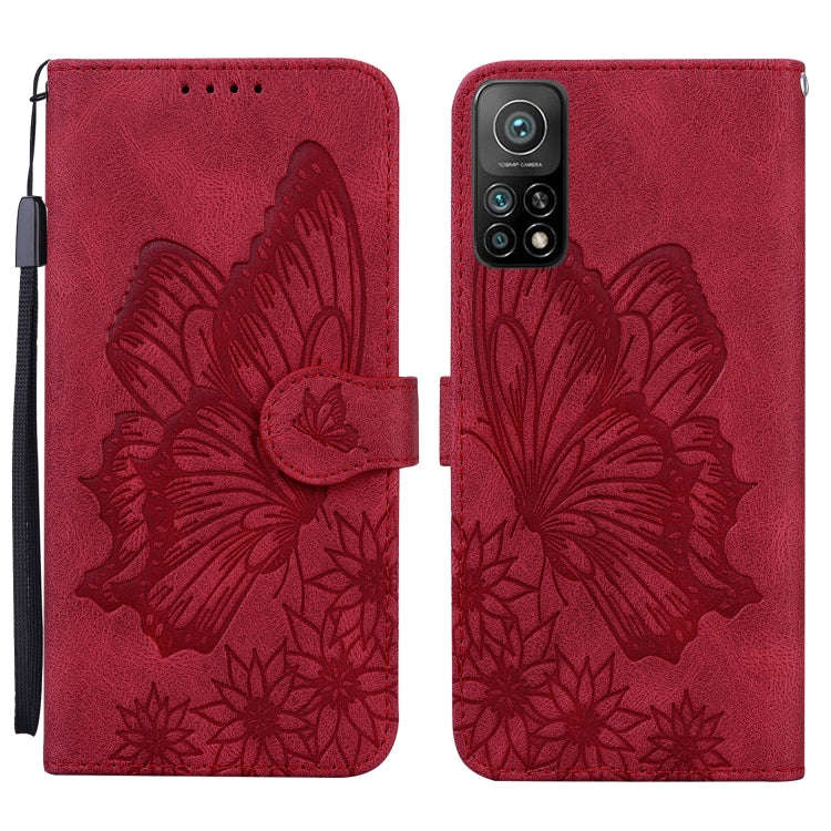 Retro Skin Feel Butterflies Embossing Horizontal Flip Leather Case with Holder & Card Slots & Wal...