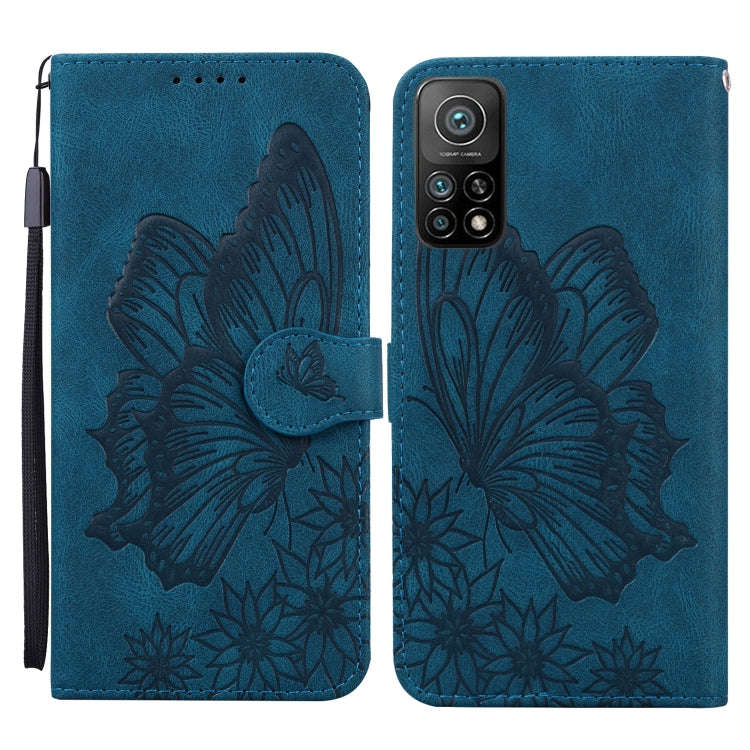 Retro Skin Feel Butterflies Embossing Horizontal Flip Leather Case with Holder & Card Slots & Wal...