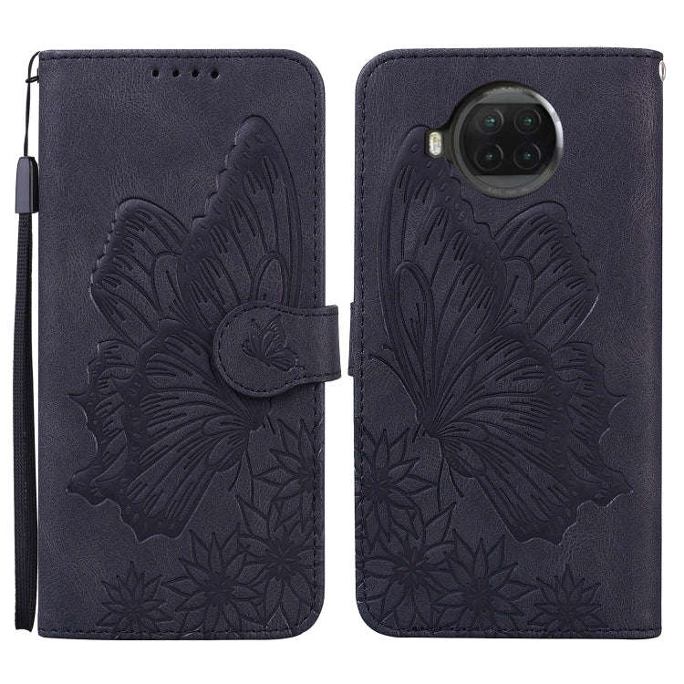 Retro Skin Feel Butterflies Embossing Horizontal Flip Leather Case with Holder & Card Slots & Wal...