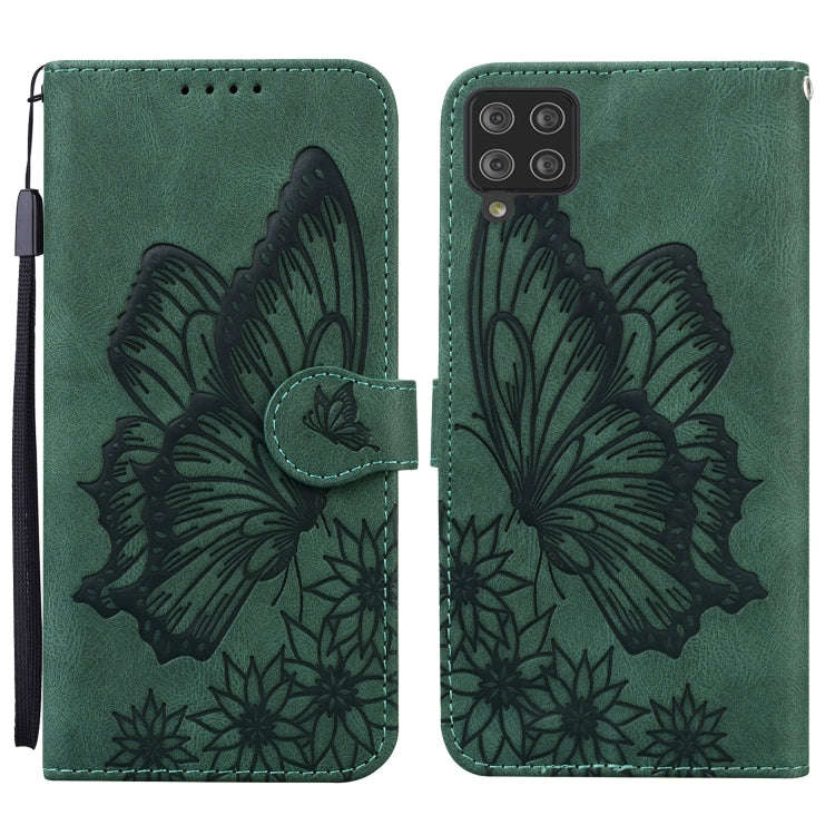 Retro Skin Feel Butterflies Embossing Horizontal Flip Leather Case with Holder & Card Slots & Wal...