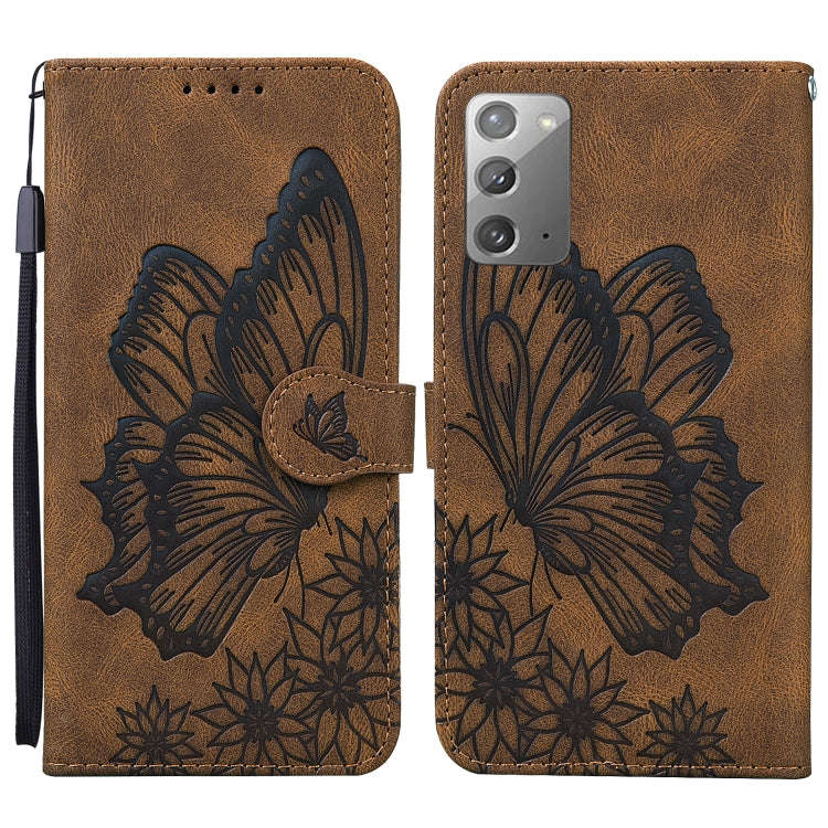 Retro Skin Feel Butterflies Embossing Horizontal Flip Leather Case with Holder & Card Slots & Wal...