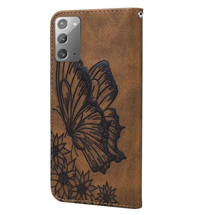 Retro Skin Feel Butterflies Embossing Horizontal Flip Leather Case with Holder & Card Slots & Wal...