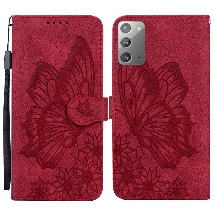 Retro Skin Feel Butterflies Embossing Horizontal Flip Leather Case with Holder & Card Slots & Wal...