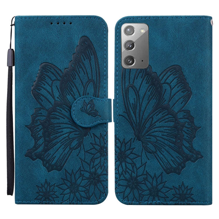 Retro Skin Feel Butterflies Embossing Horizontal Flip Leather Case with Holder & Card Slots & Wal...