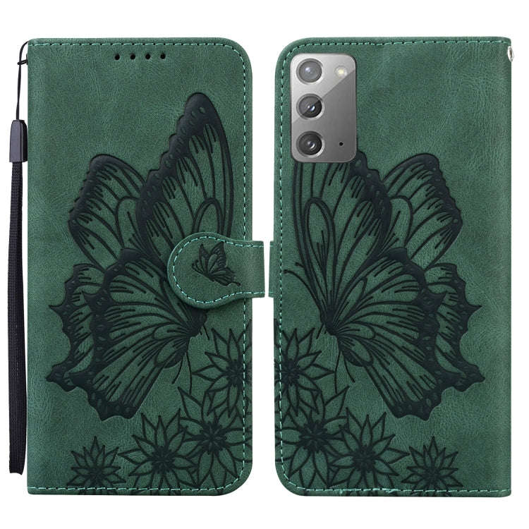 Retro Skin Feel Butterflies Embossing Horizontal Flip Leather Case with Holder & Card Slots & Wal...