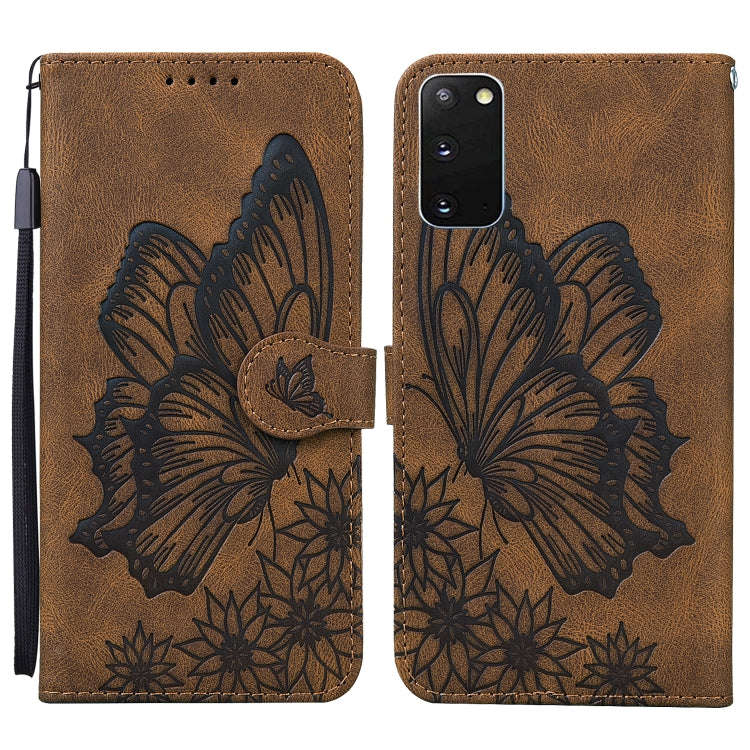 Retro Skin Feel Butterflies Embossing Horizontal Flip Leather Case with Holder & Card Slots & Wal...
