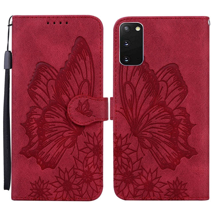Retro Skin Feel Butterflies Embossing Horizontal Flip Leather Case with Holder & Card Slots & Wal...
