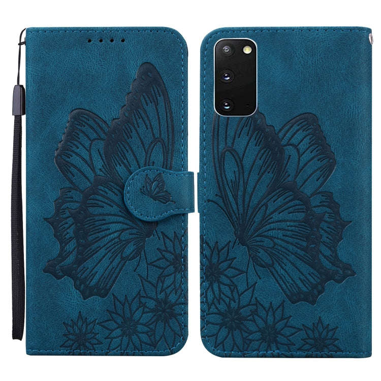 Retro Skin Feel Butterflies Embossing Horizontal Flip Leather Case with Holder & Card Slots & Wal...