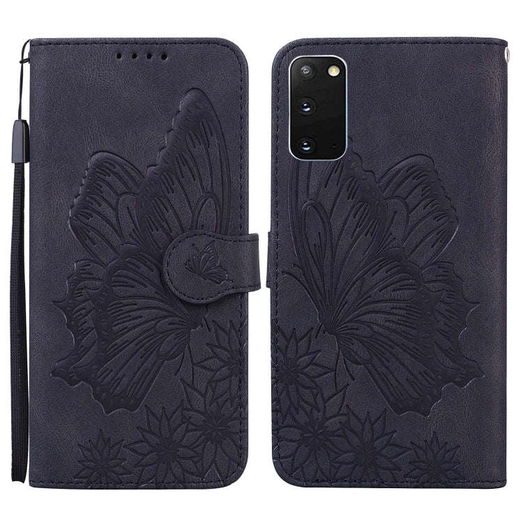 Retro Skin Feel Butterflies Embossing Horizontal Flip Leather Case with Holder & Card Slots & Wal...