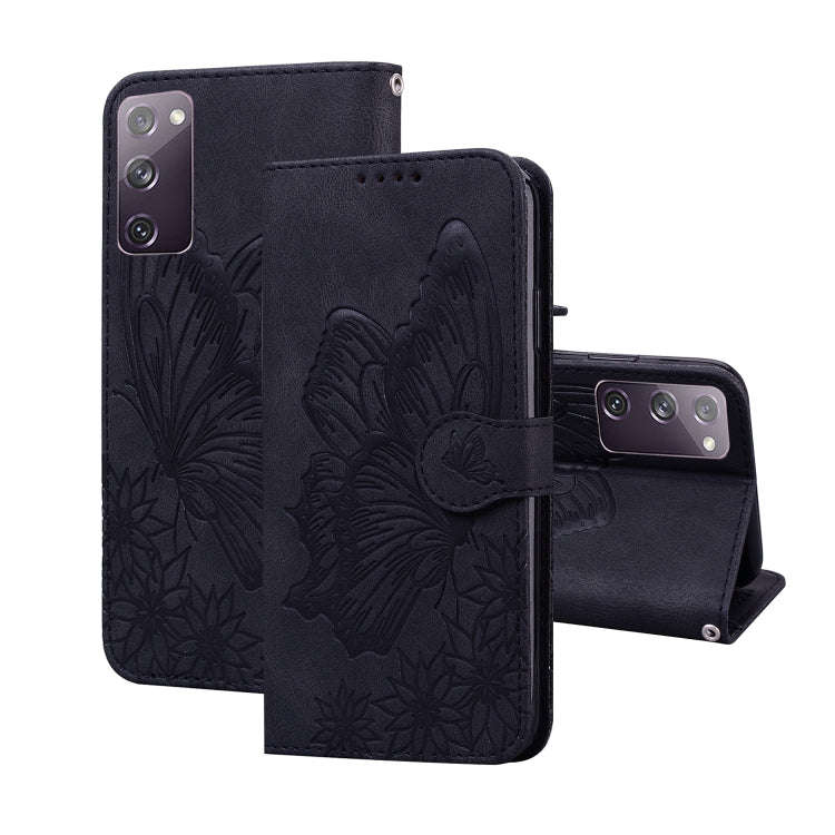 Retro Skin Feel Butterflies Embossing Horizontal Flip Leather Case with Holder & Card Slots & Wal...