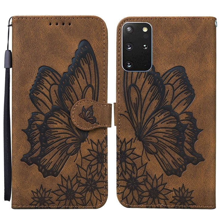 Retro Skin Feel Butterflies Embossing Horizontal Flip Leather Case with Holder & Card Slots & Wal...