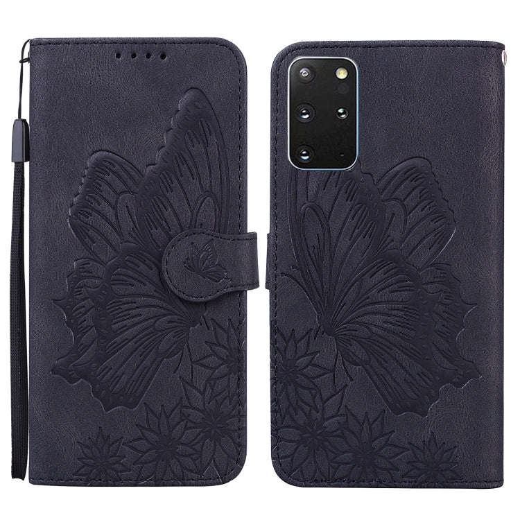 Retro Skin Feel Butterflies Embossing Horizontal Flip Leather Case with Holder & Card Slots & Wal...