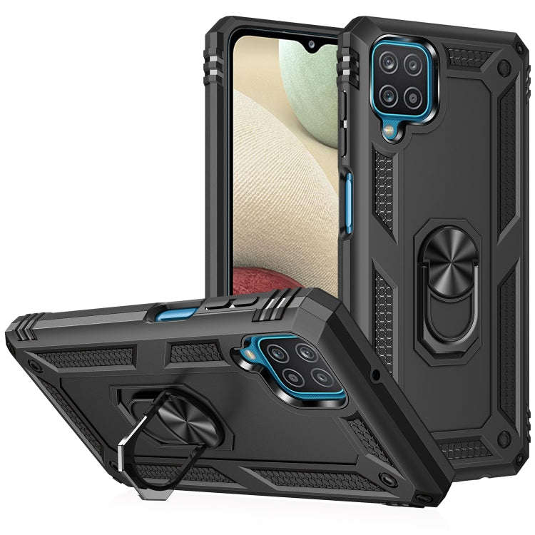 Shockproof TPU + PC Protective Case with 360 Degree Rotating Holder, For Samsung Galaxy A12 5G, F...
