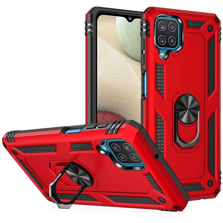 Shockproof TPU + PC Protective Case with 360 Degree Rotating Holder, For Samsung Galaxy A12 5G, F...