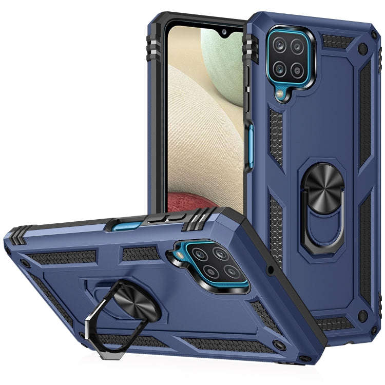 Shockproof TPU + PC Protective Case with 360 Degree Rotating Holder, For Samsung Galaxy A12 5G, F...