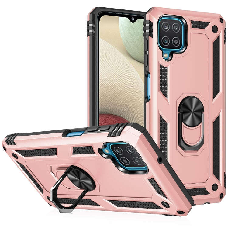 Shockproof TPU + PC Protective Case with 360 Degree Rotating Holder, For Samsung Galaxy A12 5G, F...
