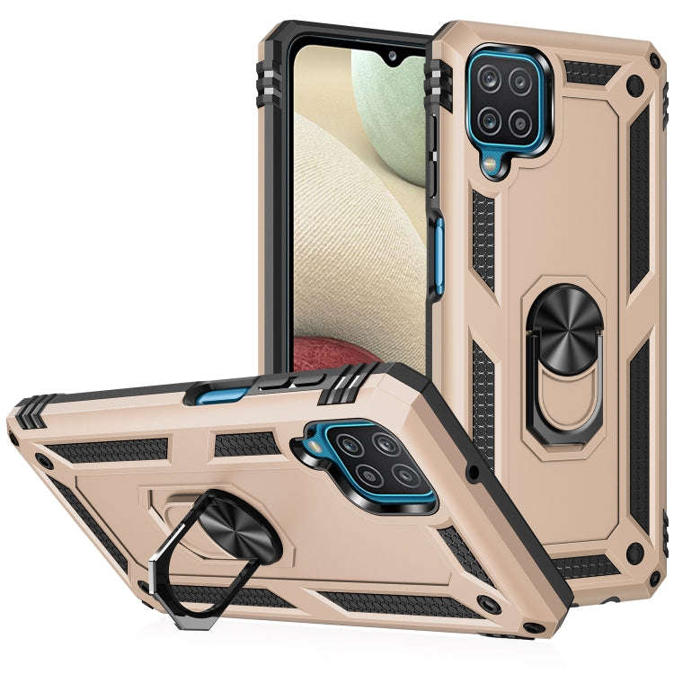Shockproof TPU + PC Protective Case with 360 Degree Rotating Holder, For Samsung Galaxy A12 5G, F...