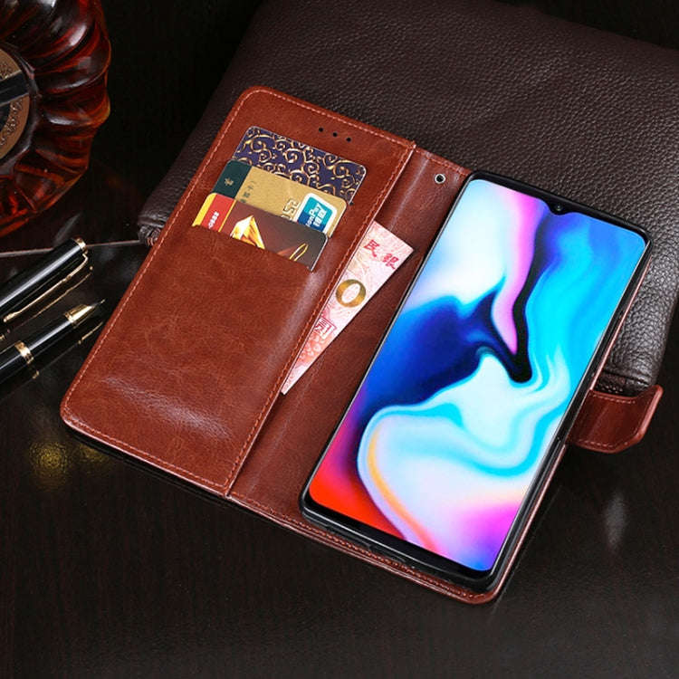 idewei Crazy Horse Texture Horizontal Flip Leather Case with Holder & Card Slots & Wallet, For Le...