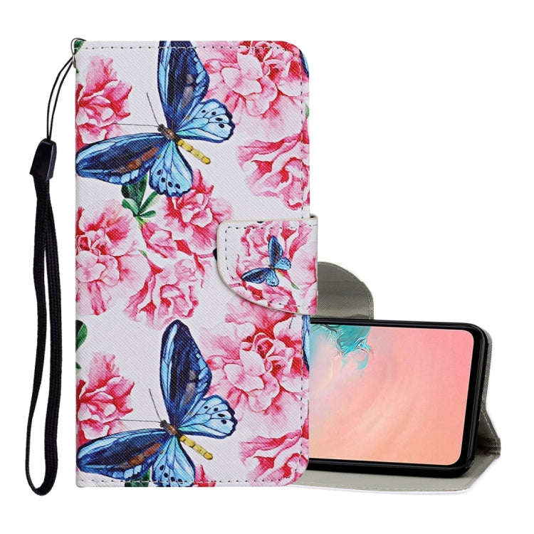 Colored Drawing Pattern Horizontal Flip Leather Case with Holder & Card Slots & Wallet & Lanyard,...