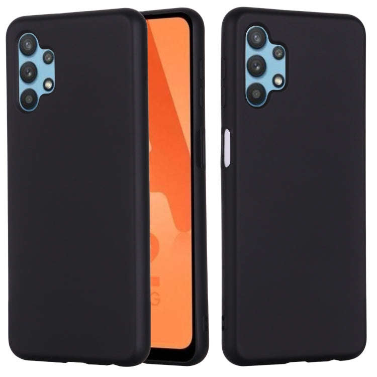 Pure Color Liquid Silicone Shockproof Full Coverage Case, For Samsung Galaxy A32 5G