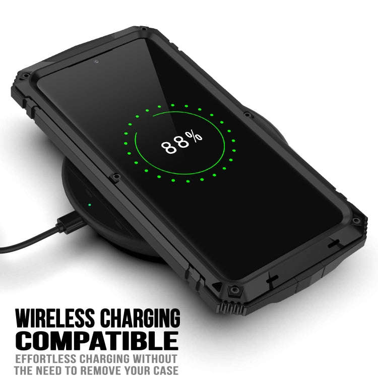 R-JUST Shockproof Waterproof Dust-proof Metal + Silicone Protective Case with Holder, For Samsung...