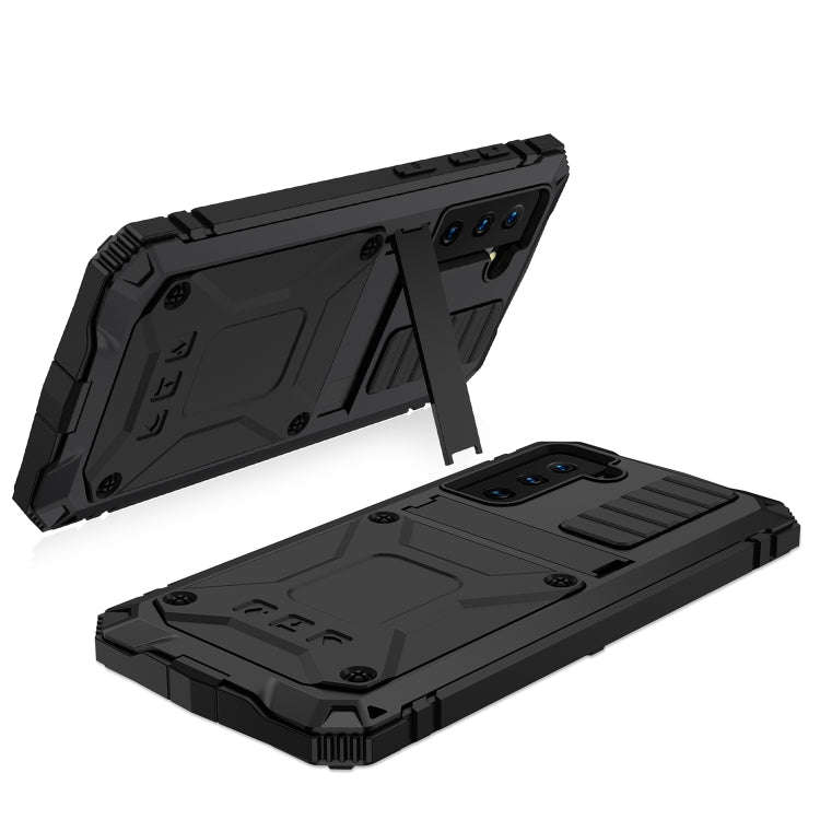 R-JUST Shockproof Waterproof Dust-proof Metal + Silicone Protective Case with Holder, For Samsung...