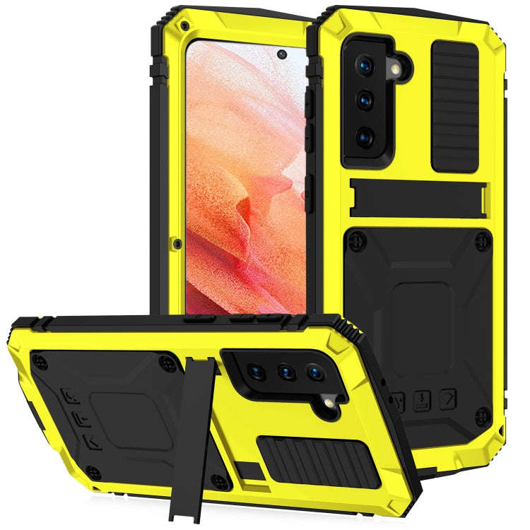 R-JUST Shockproof Waterproof Dust-proof Metal + Silicone Protective Case with Holder, For Samsung...