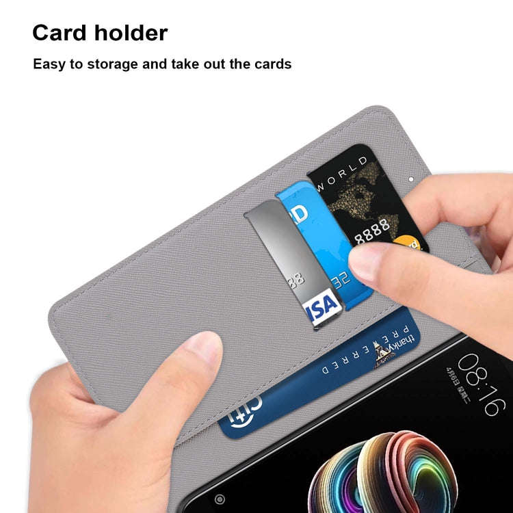Coloured Drawing Cross Texture Horizontal Flip PU Leather Case with Holder & Card Slots & Wallet ...