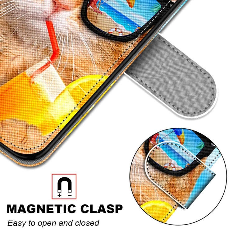 Coloured Drawing Cross Texture Horizontal Flip PU Leather Case with Holder & Card Slots & Wallet ...