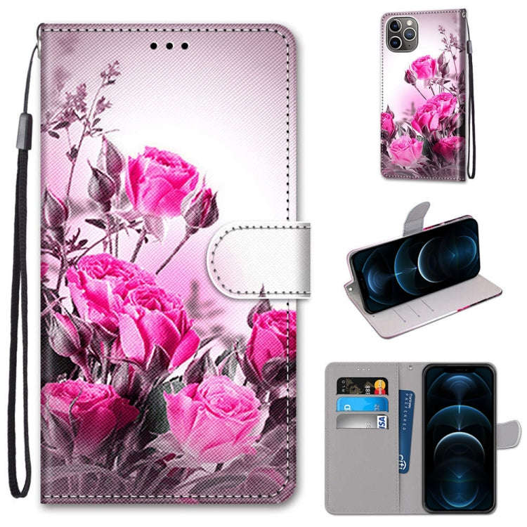 Coloured Drawing Cross Texture Horizontal Flip PU Leather Case with Holder & Card Slots & Wallet ...