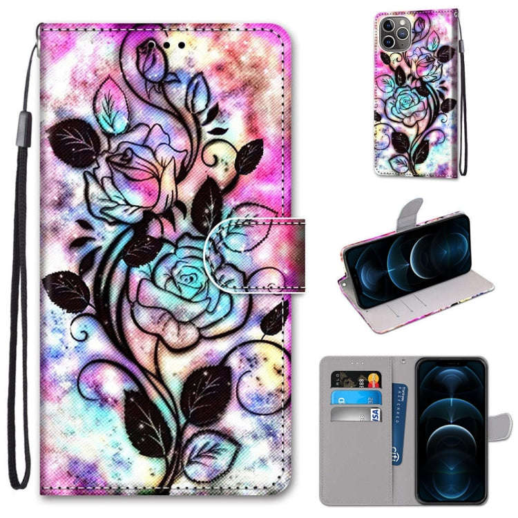 Coloured Drawing Cross Texture Horizontal Flip PU Leather Case with Holder & Card Slots & Wallet ...