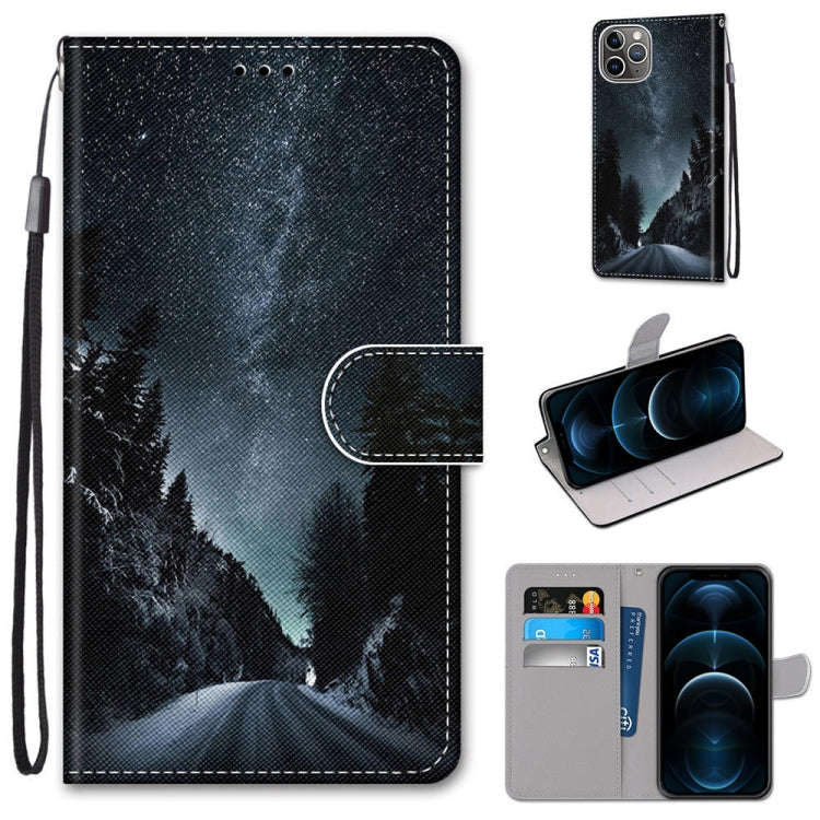 Coloured Drawing Cross Texture Horizontal Flip PU Leather Case with Holder & Card Slots & Wallet ...