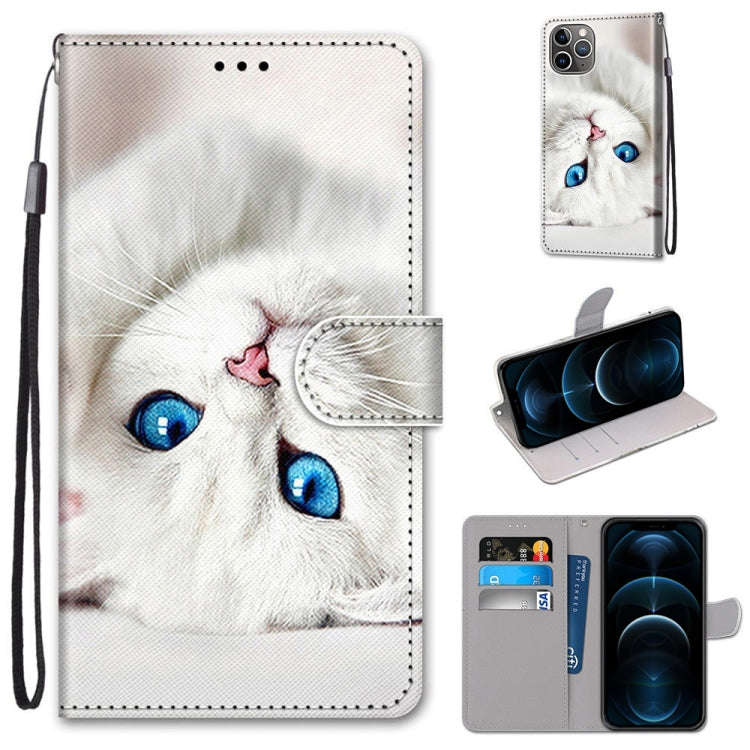 Coloured Drawing Cross Texture Horizontal Flip PU Leather Case with Holder & Card Slots & Wallet ...
