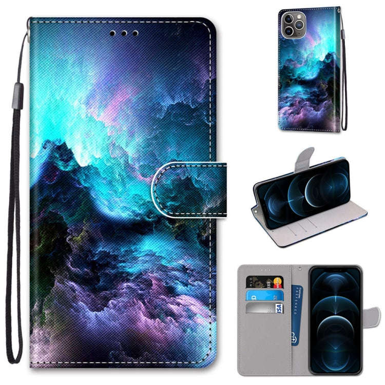 Coloured Drawing Cross Texture Horizontal Flip PU Leather Case with Holder & Card Slots & Wallet ...
