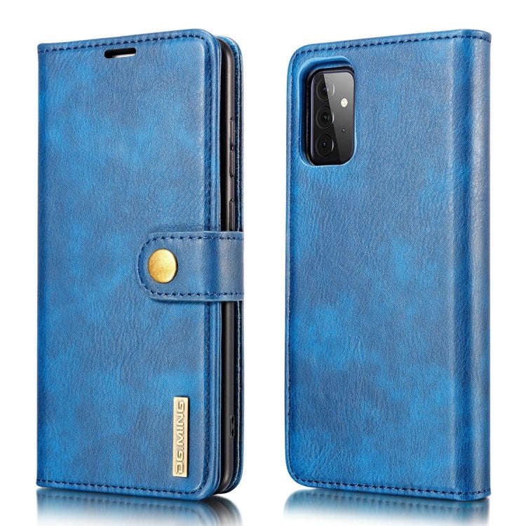 DG.MING Crazy Horse Texture Flip Detachable Magnetic Leather Case with Holder & Card Slots & Wall...
