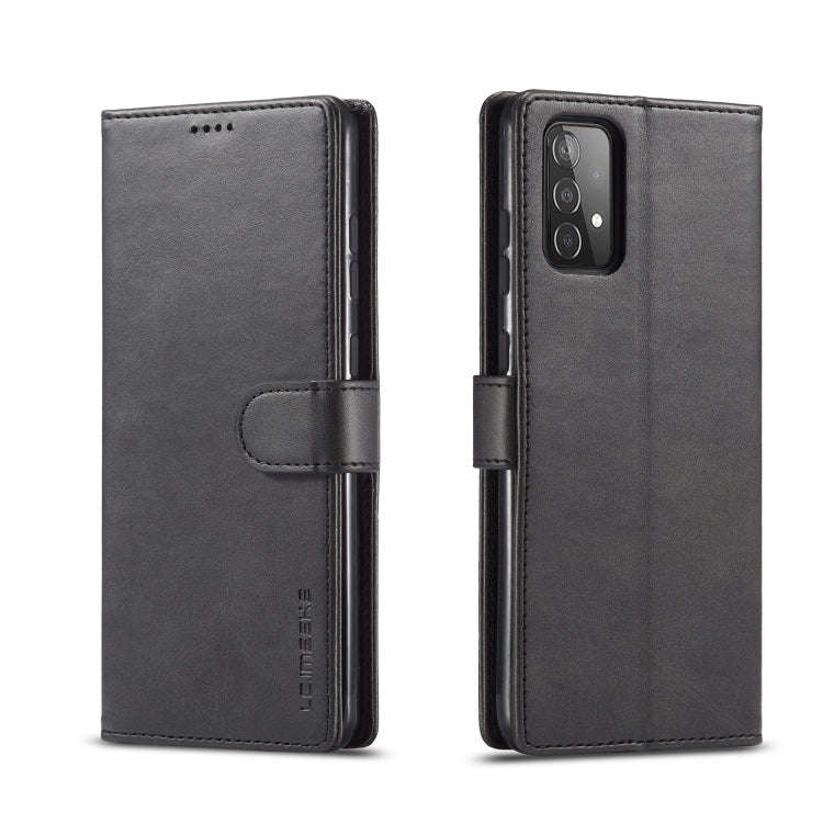 LC.IMEEKE Calf Texture Horizontal Flip Leather Case with Holder & Card Slots & Wallet, For Samsun...