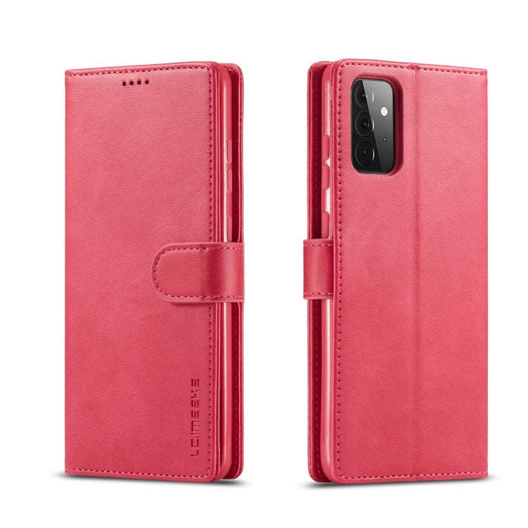 LC.IMEEKE Calf Texture Horizontal Flip Leather Case with Holder & Card Slots & Wallet, For Samsun...
