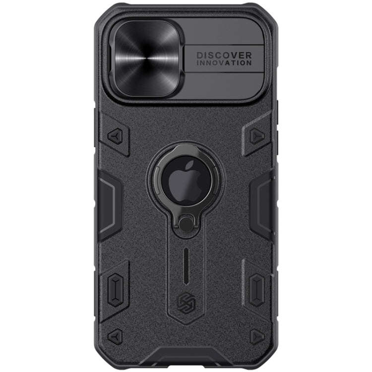 NILLKIN Shockproof CamShield Armor Protective Case with Invisible Ring Holder, For iPhone 12 Pro Max