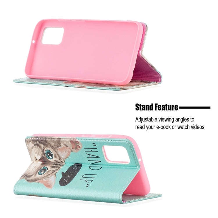 Colored Drawing Pattern Invisible Magnetic Horizontal Flip PU Leather Case with Holder & Card Slo...
