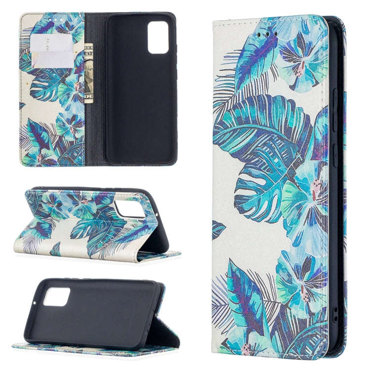 Colored Drawing Pattern Invisible Magnetic Horizontal Flip PU Leather Case with Holder & Card Slo...