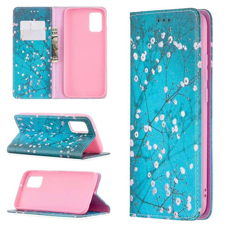 Colored Drawing Pattern Invisible Magnetic Horizontal Flip PU Leather Case with Holder & Card Slo...