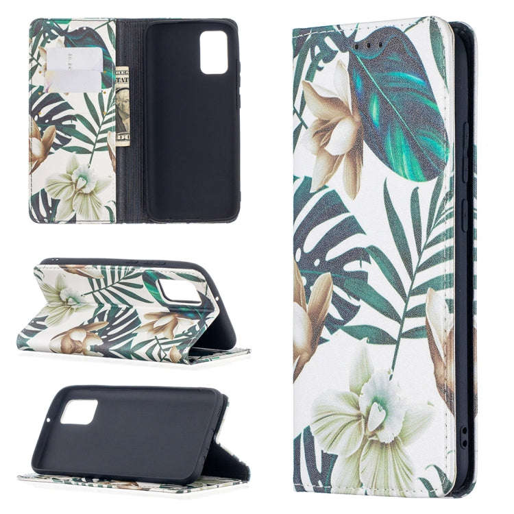 Colored Drawing Pattern Invisible Magnetic Horizontal Flip PU Leather Case with Holder & Card Slo...